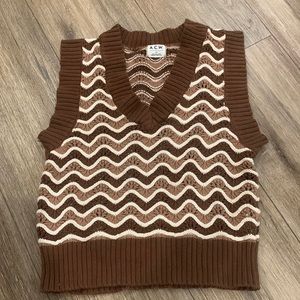 Ardene Contemporary Wear Knitted Sweater Vest